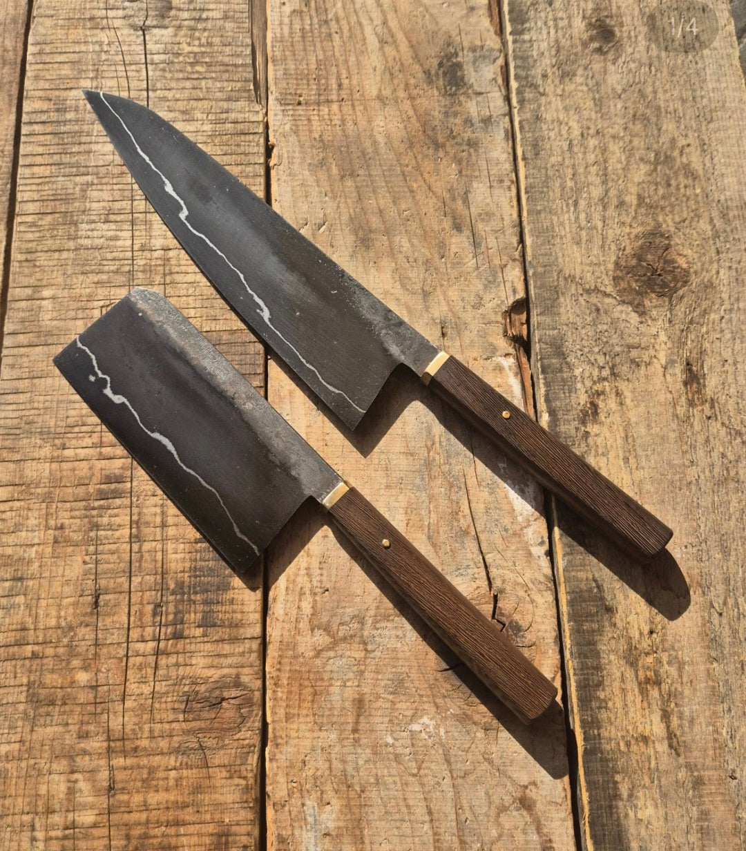 Gyuto 24 cm e Nakiri 15