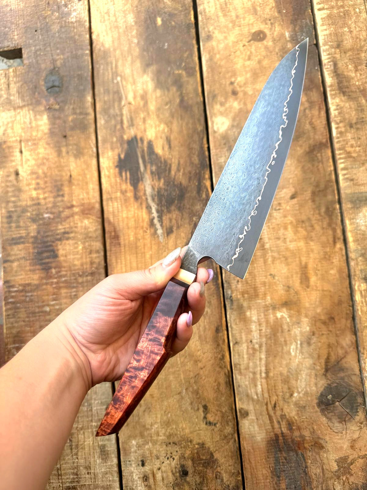 Gyuto Cu-mai Damasco